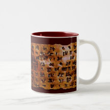 KEILFÖRMIGER SKRIPT Geschenk-Becher Kaffee Tassen
