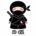 Kein Chi! Ninja Foto-Skulptur Photo Skulpturen