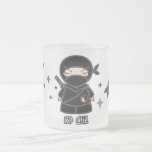 Kein Chi! Ninja mit Shurikens Becher Kaffeetasse