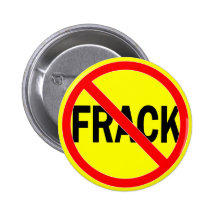 Kein Fracking Anstecknadel