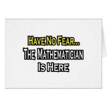 Kein Furcht-… Mathematiker ist hier Karten