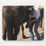 Kein Huf, kein Pferd - Cowgirl-Aufgaben - Hufschmi Mousepad