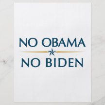 KEIN OBAMA KEIN BIDEN FLYER
