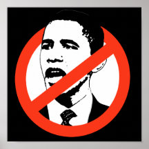 Kein Obama-Plakat/fertigen Ihren Text besonders an