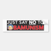 Kein Obamunism Autosticker
