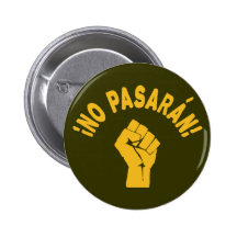 Kein Pasaran - sie überschreiten nicht Buttons