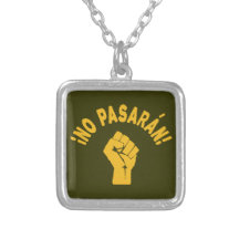 Kein Pasaran - sie überschreiten nicht Personalisierter Schmuck