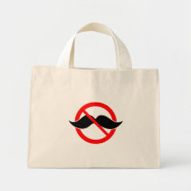 KEIN SCHNURRBART - ANTI-MUSTACHE - RASIEREN SIE DI EINKAUFSTASCHEN