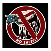 Kein Sheeple Plakat poster