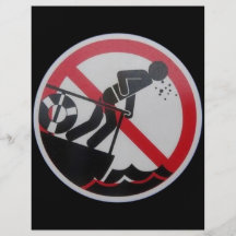 Keine Barfing Politik! Flyerbedruckung