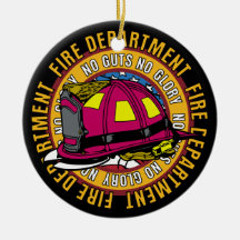 Keine Eingeweide kein Ruhm-Feuerwehrmann Weihnachtsornament