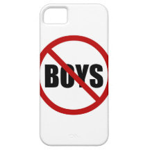 Keine Jungen Zeichen iPhone 5 Fall erlaubt iPhone 5 Etui