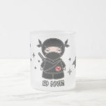 Keine Liebe! Ninja mit Shurikens Becher Tee Tassen