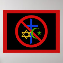 Keine Religion Plakate