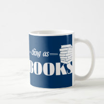 Keine solche Sache wie zu viele Bücher Teetassen