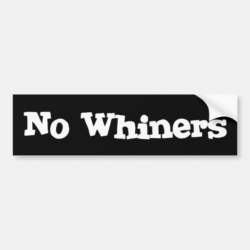 Keine Whiners Autosticker