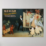 Kellar und seine verdutzenden Kabinettgeheimnisse Plakat
