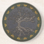 Keltischer Baum des Lebens Getränkeuntersetzer