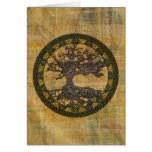 Keltischer Baum des Lebens [Yggdrasil] Grußkarte