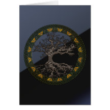 Keltischer Baum des Lebens [Yggdrasil] Karte