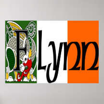 Keltischer Drache-Druck Flynn Plakate