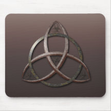 Keltischer Dreiheits-Knoten Mousepad