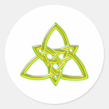 keltischer Knoten celtic knot Runder Sticker