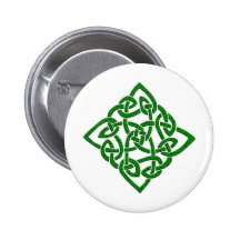 Keltischer Knoten - Diamant-Knöpfe Button