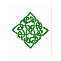 Keltischer Knoten - Diamant-Postkarten