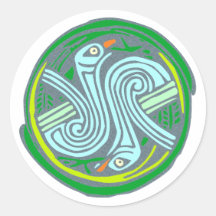 Keltischer Kreis celtic circle Runde Sticker