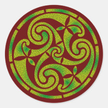 Keltischer Kreis celtic circle Runde Sticker
