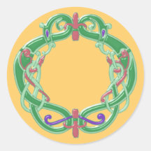 Keltischer Kreis celtic circle Runde Sticker