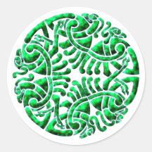 Keltischer Kreis celtic circle Runder Sticker