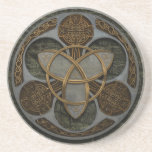 Keltisches Dreiheits-Schild Getränkeuntersetzer