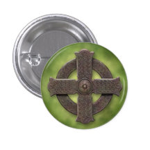 Keltisches Kreuz-Knopf Button