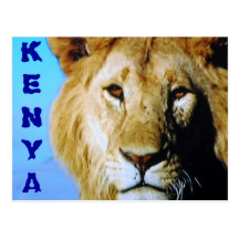 Kenia-Safaripostkarte