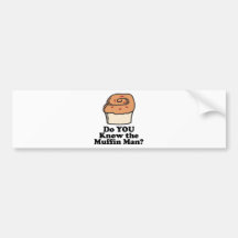 kennen Sie den Muffinmann Autosticker
