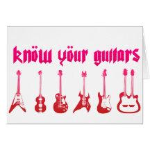 Kennen Sie Ihre Gitarre - Emo alternativen Schmutz Grußkarten