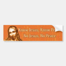 Kennen Sie Jesus Auto Sticker