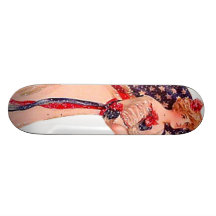 Kennzeichnen Sie 4. der patriotischen Vintagen Pos Skateboardbretter