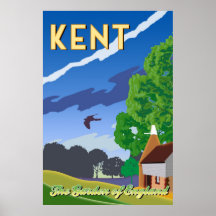 Kent - der Garten von England Poster