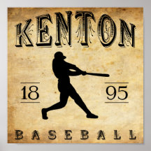 Kenton Ohio Baseball 1895 Posterdrucke
