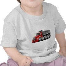 Kenworth T440 Rot-Grauer LKW T Shirt
