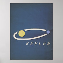 Kepler Grafik-Plakat