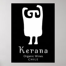 Kerana Bio Wein-Ikonen-Plakat 1