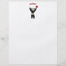Kerbe-Panda-Klingeln Pong Flyerdesign