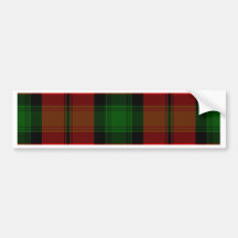 Kerr Tartan-Autoaufkleber