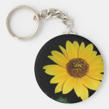 Keychain - auffallende Sonnenblume Schlüsselanhänger