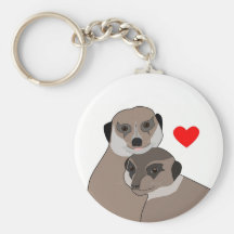 Keychain "Meerkats in der Liebe " Schlüsselband