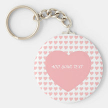 Keychain rosa Herz-Valentinsgruß-Geschenk ZIZZAGO Schlüsselbänder